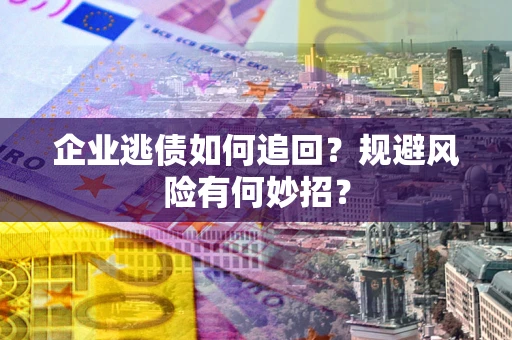 北京企业逃债如何追回？规避风险有何妙招？