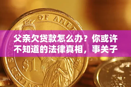 北京父亲欠贷款怎么办？你或许不知道的法律真相，事关子女未来