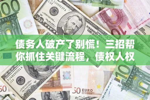 北京债务人破产了别慌！三招帮你抓住关键流程，债权人权益不再缩水
