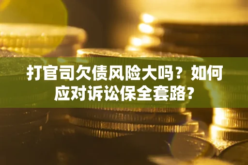 北京打官司欠债风险大吗？如何应对诉讼保全套路？